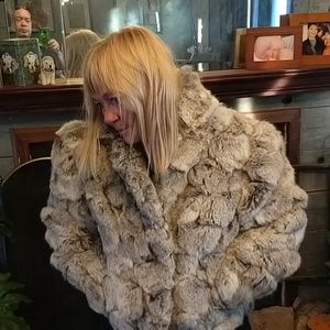 💥 FLASH SALE 💥Genuine Rabbit Fur jacket